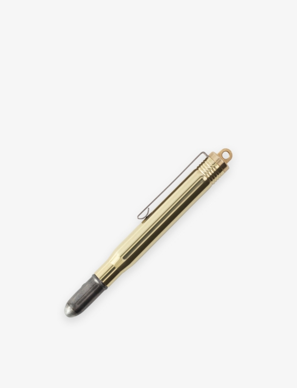Logo-engraved brass rollerball pen