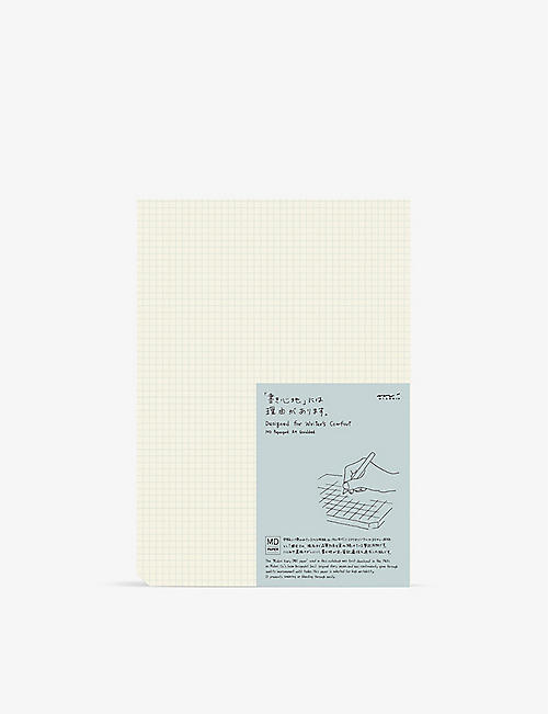 STONE MARKETING: Gridded cotton-paper A4 notepad 27.5cm x 21cm