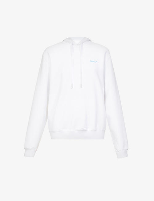 OFF-WHITE C/O VIRGIL ABLOH: Arrow logo-print cotton-jersey hoody