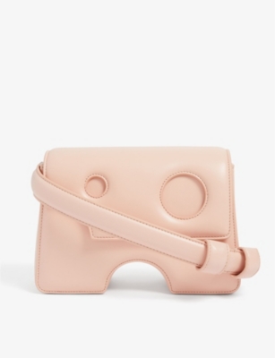 Luxury bag - Burrow 22 shoulder bag in light pink leather