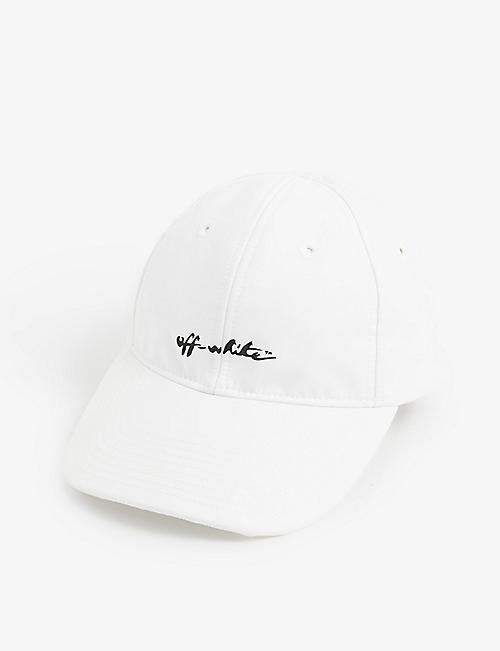 OFF-WHITE C/O VIRGIL ABLOH: Logo-embroidered shell baseball cap
