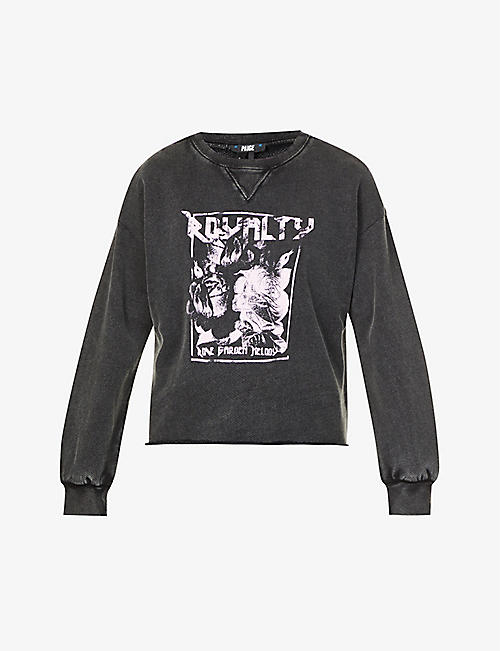 PAIGE: Raeanna graphic-print cotton-jersey sweatshirt