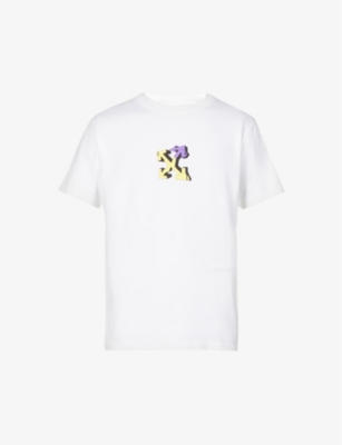 OFF-WHITE C/O VIRGIL ABLOH - Wizard Graffiti cotton T-shirt