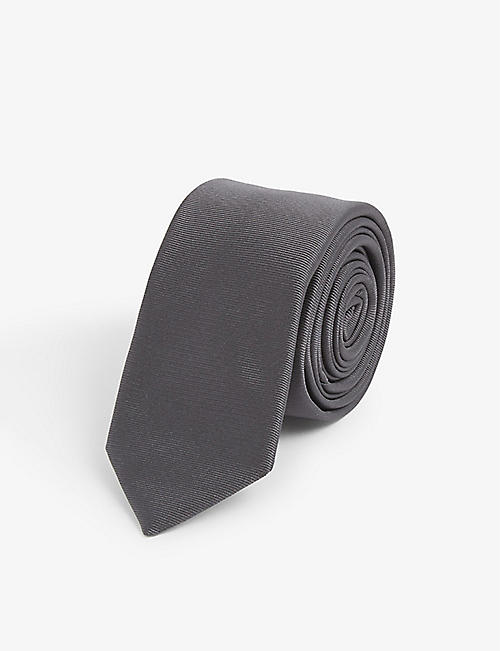 GIVENCHY: Metal-bar silk tie