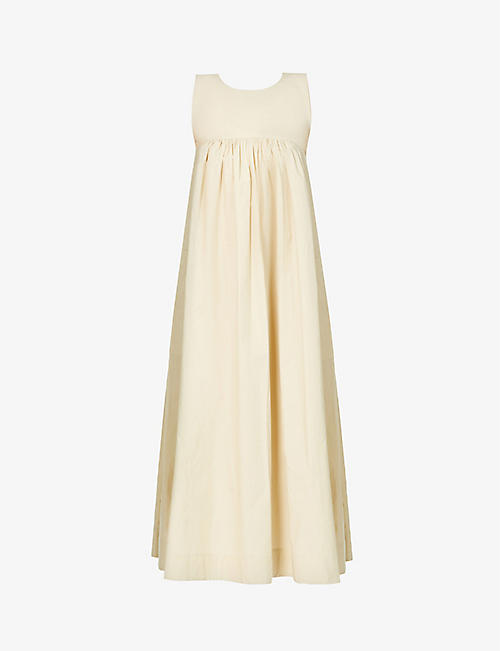 TOOGOOD: The Weaver sleeveless cotton-poplin midi dress