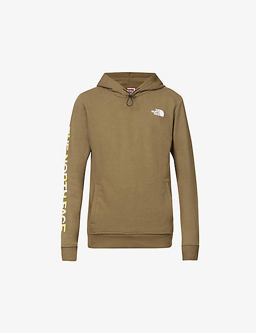 THE NORTH FACE: Coordinates logo-print cotton-blend jersey hoody