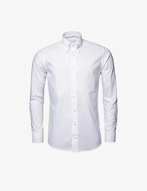 ETON: Button-down cotton oxford shirt