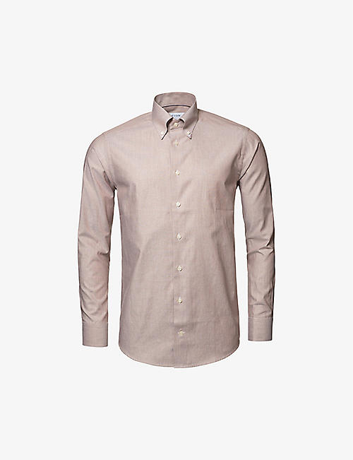 ETON: Business casual button-down cotton oxford shirt