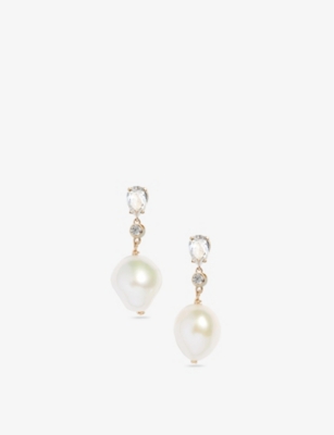 Selfridges pearl online earrings