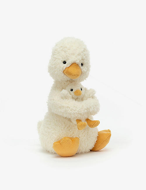 JELLYCAT：Huddles 鸭子毛绒玩具 24 厘米