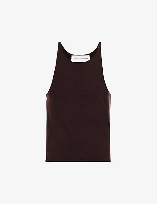 EXTREME CASHMERE: Sleeveless cashmere-blend top
