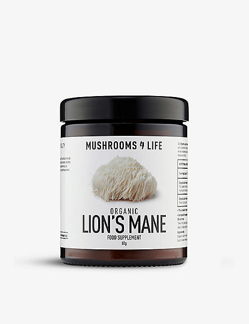 MUSHROOM 4 LIFE: Organic Lion’s Mane food supplement 60g