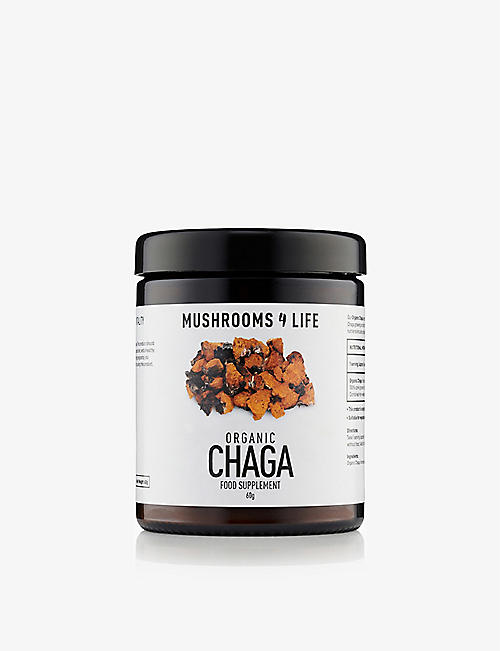 MUSHROOM 4 LIFE: Organic Chaga food supplement powder 60g