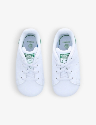 Shop Adidas Originals Adidas Girls White Kids Stan Smith Leather Trainers 7-10 Years