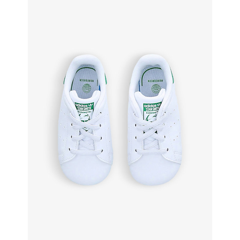 Shop Adidas Originals Adidas Girls White Kids Stan Smith Leather Trainers 7-10 Years