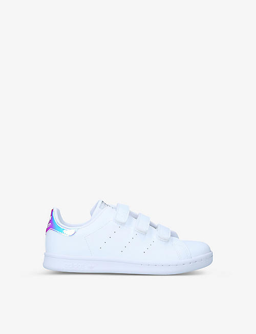 ADIDAS: Stan Smith CF leather trainers 6-9 years