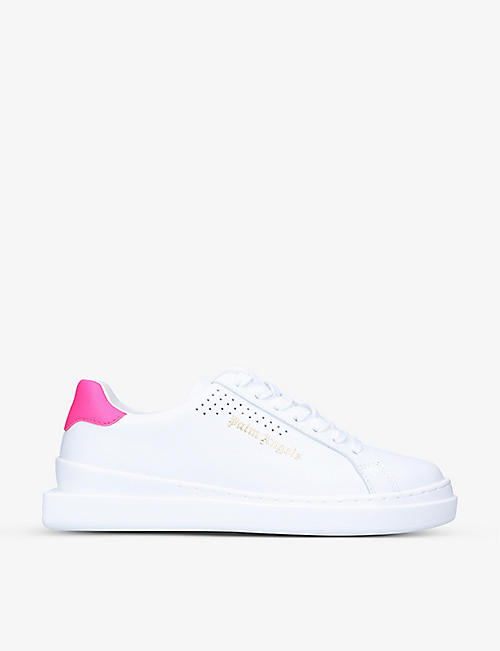 PALM ANGELS: Palm Two logo-print leather trainers