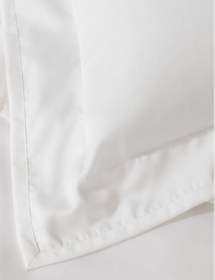 Shop The White Company White Somerton Cotton Double Duvet Cover