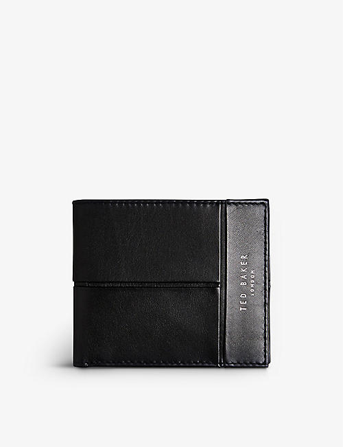 TED BAKER: Samul leather bifold wallet