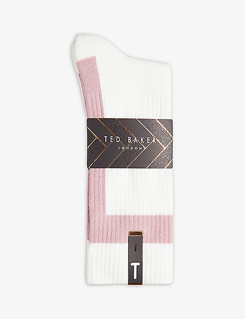 TED BAKER: Teesok stretch cotton-blend socks