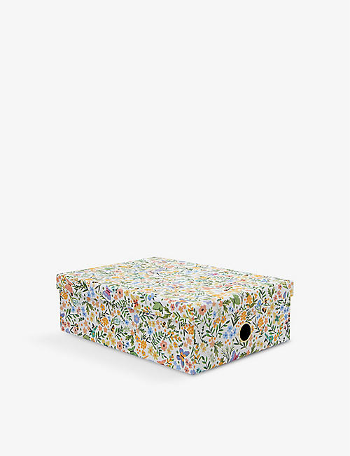 PAPERCHASE: Butterfly Garden A4 filing box 33cm