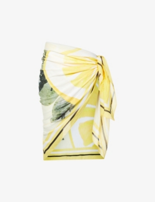 SEAFOLLY Lemoncello printed cotton sarong