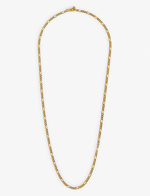 MARIA BLACK: Negroni 22ct yellow gold-plated sterling-silver chain necklace