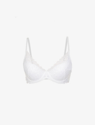 WACOAL - Raffine underwired stretch-lace plunge bra