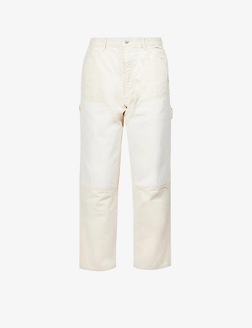 AMBUSH: Logo-patch relaxed-fit jeans