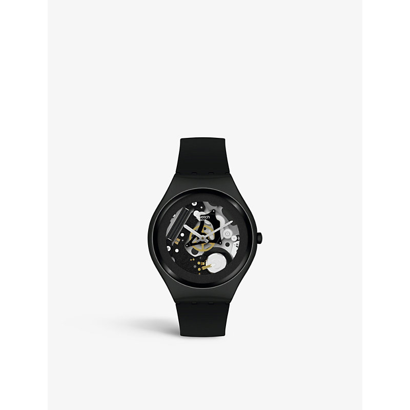 Swatch Syxb105 Skin Beauty Is Inside Steel And Silicone Watch In 