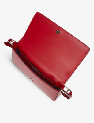 PRADA Spazzolato leather shoulder bag