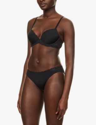 Comfort lotus-lace lift demi bra