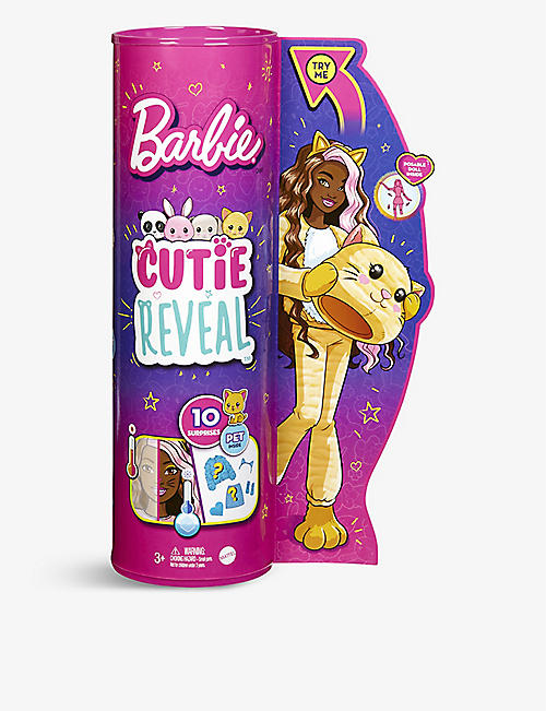 BARBIE：Barbie Cutie Reveal 猫咪装扮玩偶 30 厘米