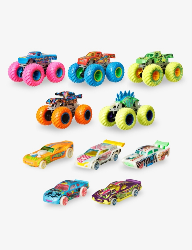 Monster Truck glow in the dark car set