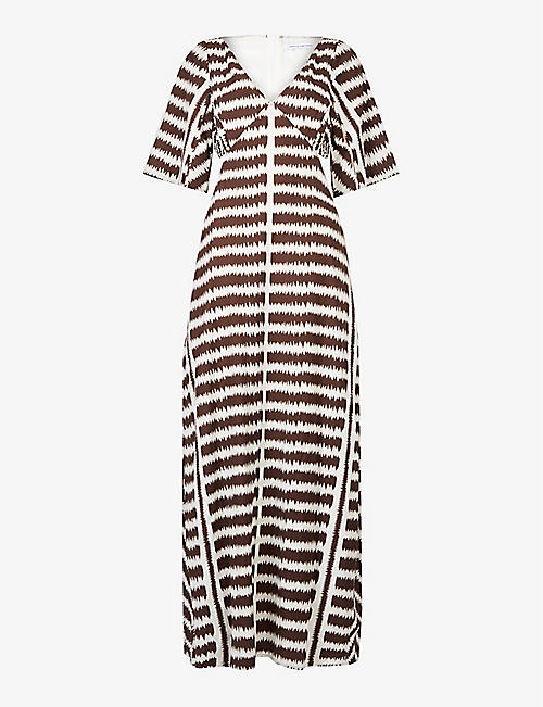 CAMILLA AND MARC: Cicero Cocoon printed woven maxi dress