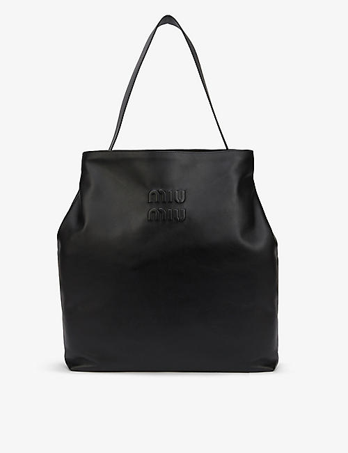 MIU MIU: Show leather shoulder bag