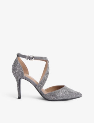 CARVELA - Kross crystal-embellished suede courts | Selfridges.com