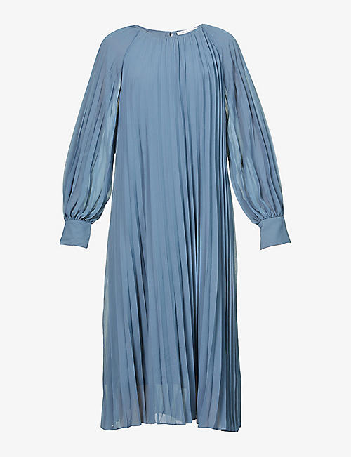 SAMSOE SAMSOE: Annmari loose-fit recycled-polyester midi dress