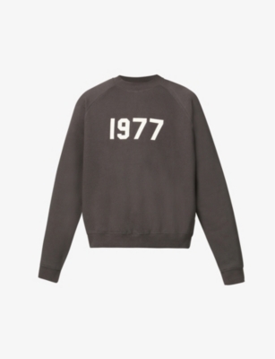 FEAR OF GOD ESSENTIALS - ESSENTIALS 1977-print regular-fit cotton