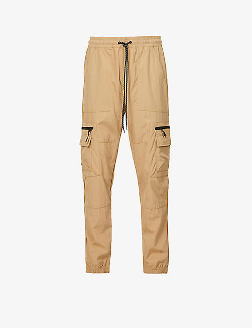 PACSUN: Relaxed-fit nylon jogging bottoms