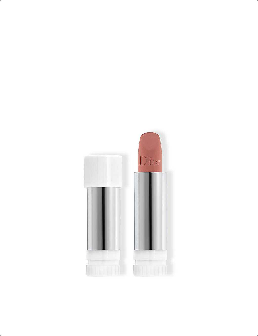 Dior Rouge  Matte Lip Balm Refill 3.5g In 100 Nude Look