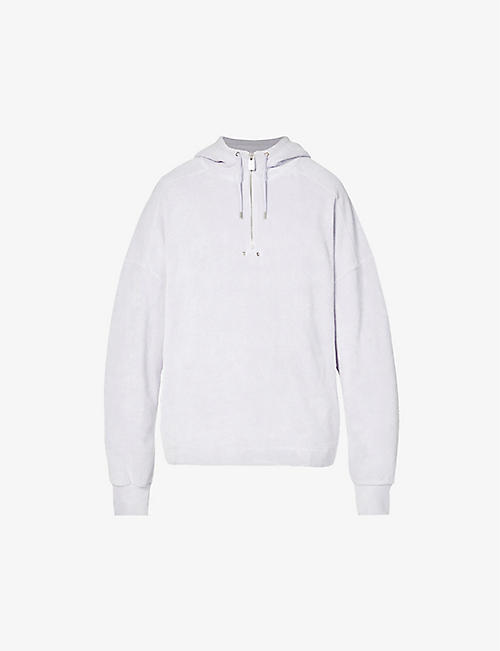1017 ALYX 9SM: Zip-detail relaxed-fit stretch cotton-blend hoody