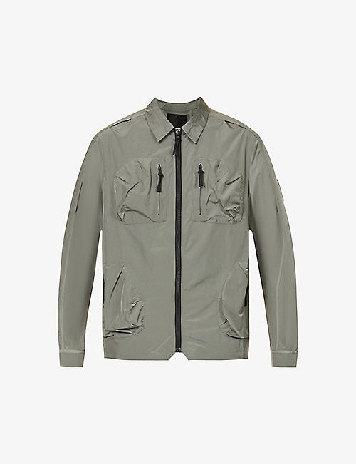 A COLD WALL: Relaxed logo woven overshirt