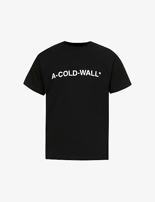 A COLD WALL: Essential logo-print cotton-jersey T-shirt