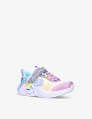 unicorn glitter trainers
