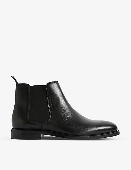 REISS: Tenor leather Chelsea boots