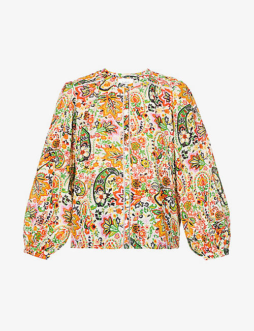 BA&SH: Bianca floral-print woven blouse