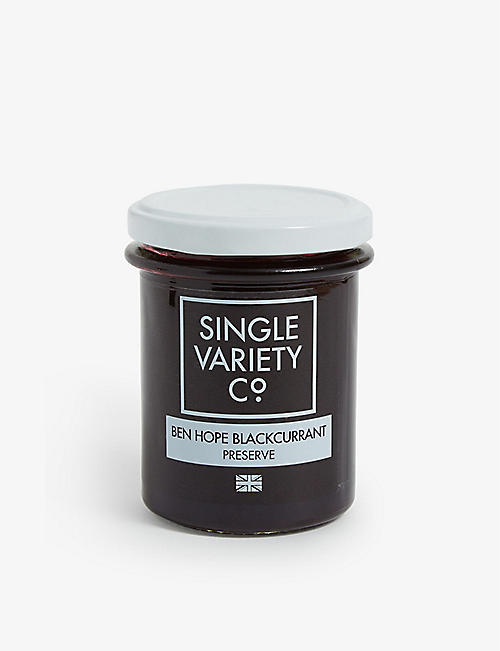 SINGLE VARIETY CO: Single Variety Co. Ben Hope blackcurrant preserve 220g