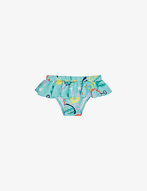 STELLA MCCARTNEY: Crab graphic-print bikini bottoms 3-36 months