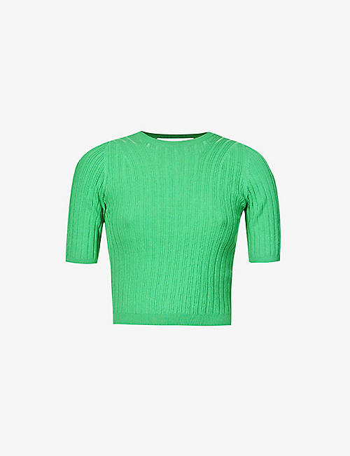 REMAIN BIRGER CHRISTENSEN: Kili cropped knitted top